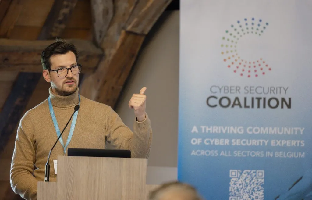 Thomas at the Application Security Sharing Day